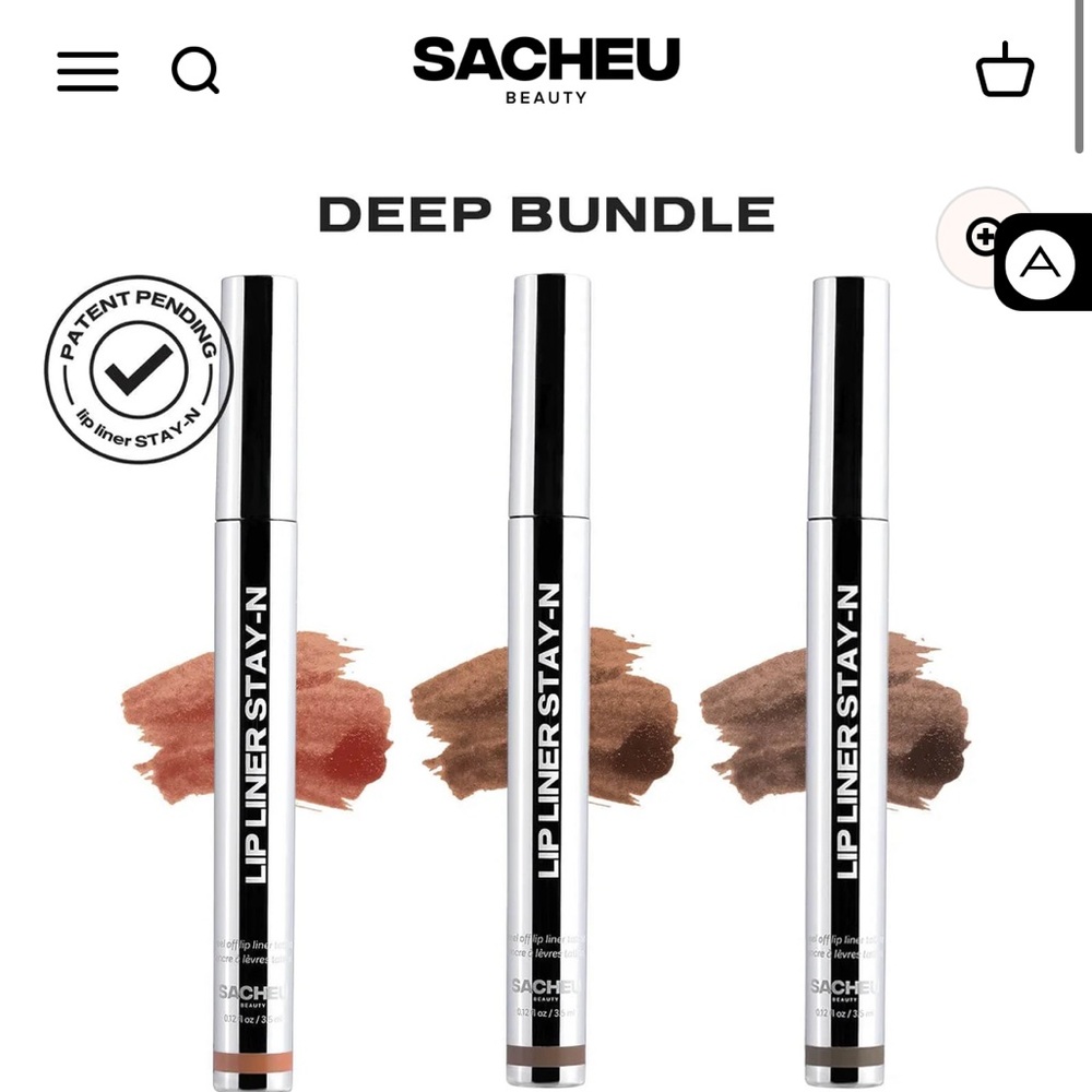Sacheu 3 Piece Lip Liner STAY-N
Peel-Off Lip Liner Stain